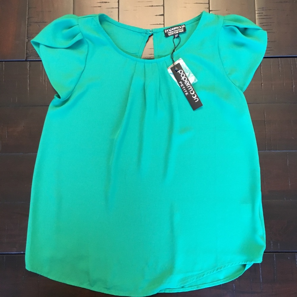 NWT Papermoon / Stitch Fix Tulip Sleeve Blouse XSP